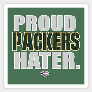 Packer Hater Sticker